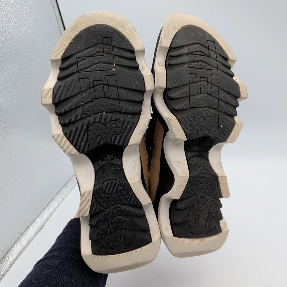 Sorel Kinetic Impact Lace Womens Sneakers Black Tan NL4953-010 Size 9 - Picture 7 of 8